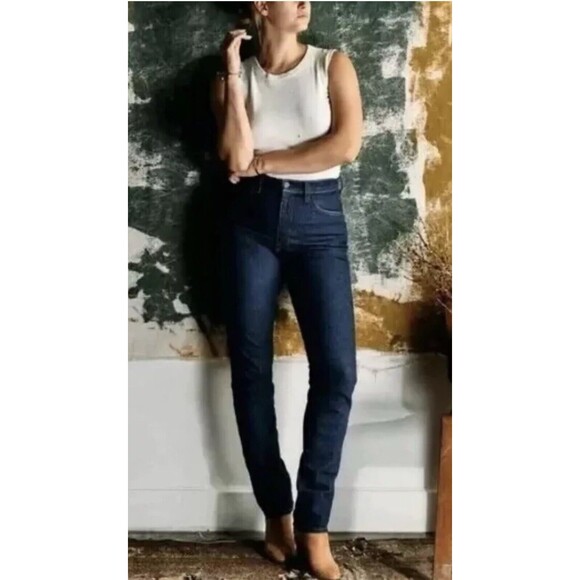 Imogene & Willie Womens‎ Sz 26 Imogene Cut Jeans Dark Wash Denim Mid Rise #E6-7 - Picture 1 of 11